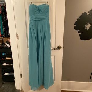 Classy, blue long dress
